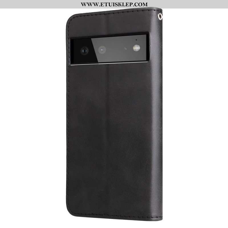 Etui Folio do Google Pixel 6 Zabytkowa Portmonetka